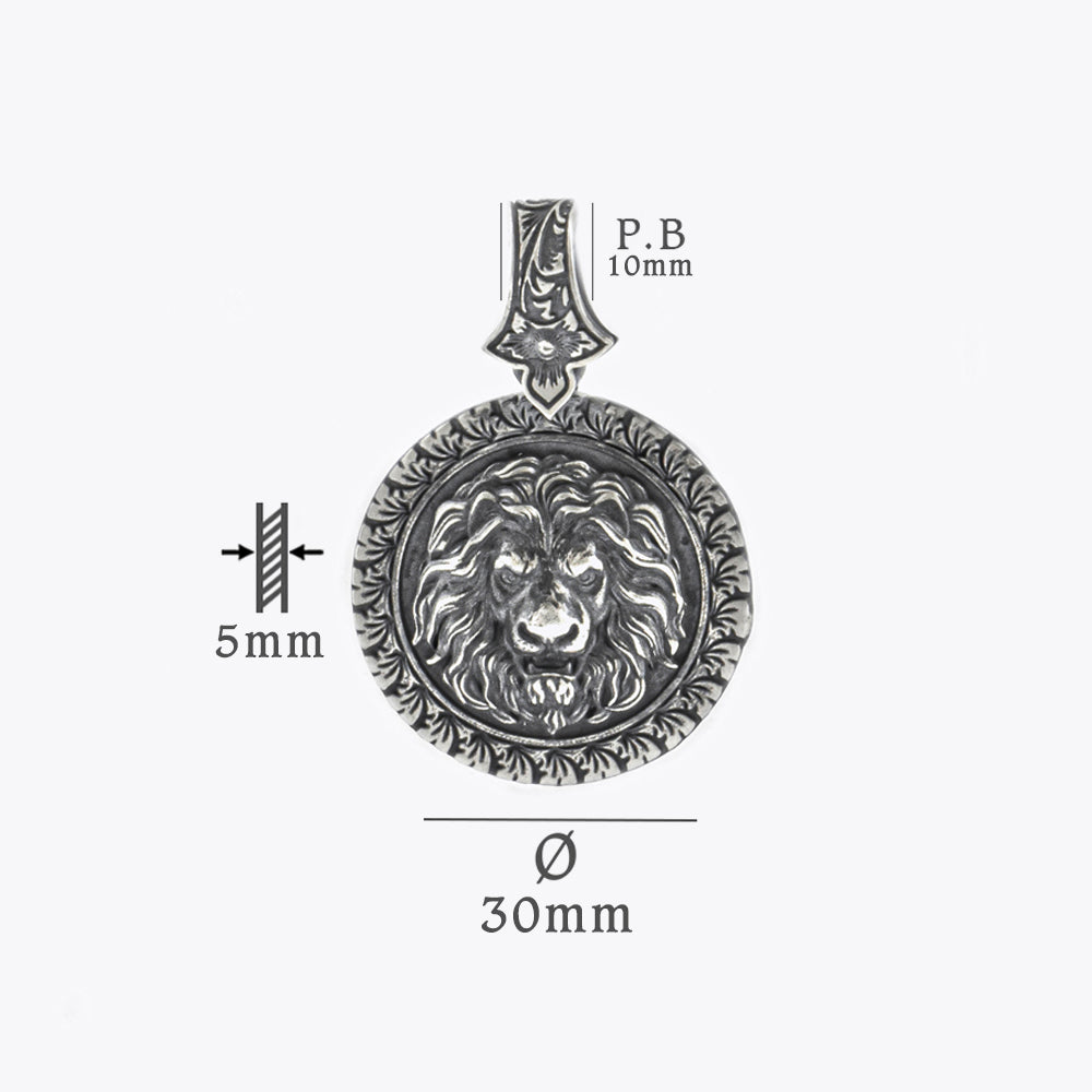 Leeuw Kettinghanger 925 Zilver CLMR0271
