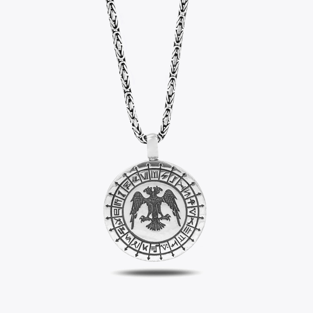 Collier pendentif à deux mentions