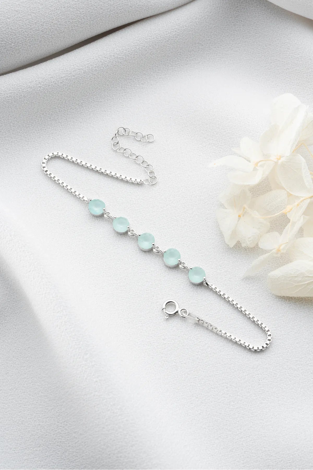 Bracelet Aqua Glow - 925 argent