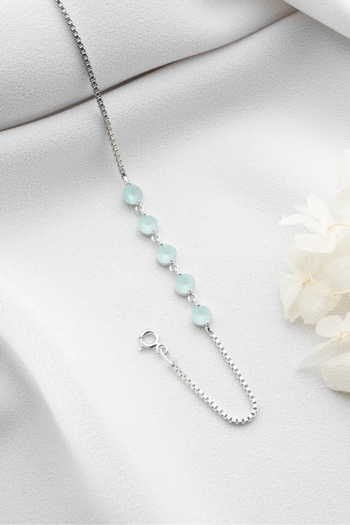 Bracelet Aqua Glow - 925 argent