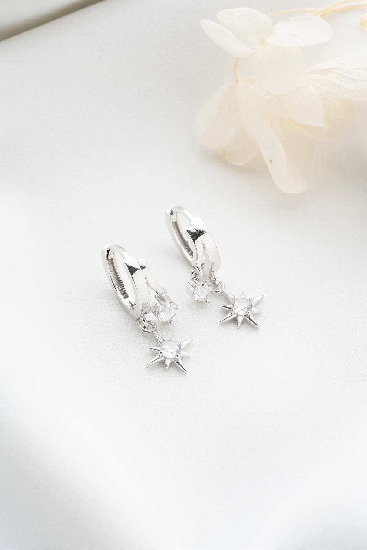 Boucles d'oreilles nord - 925 Silver & Zirconia