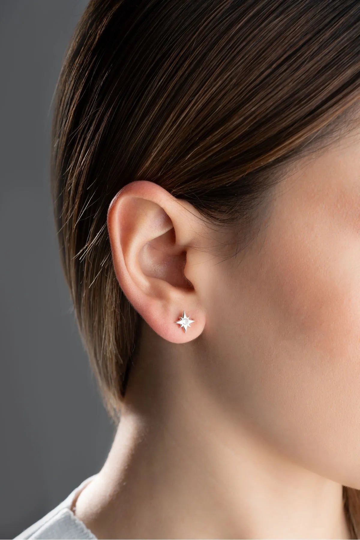 Mini boucles d'oreilles - 925 Silver & Zirconia