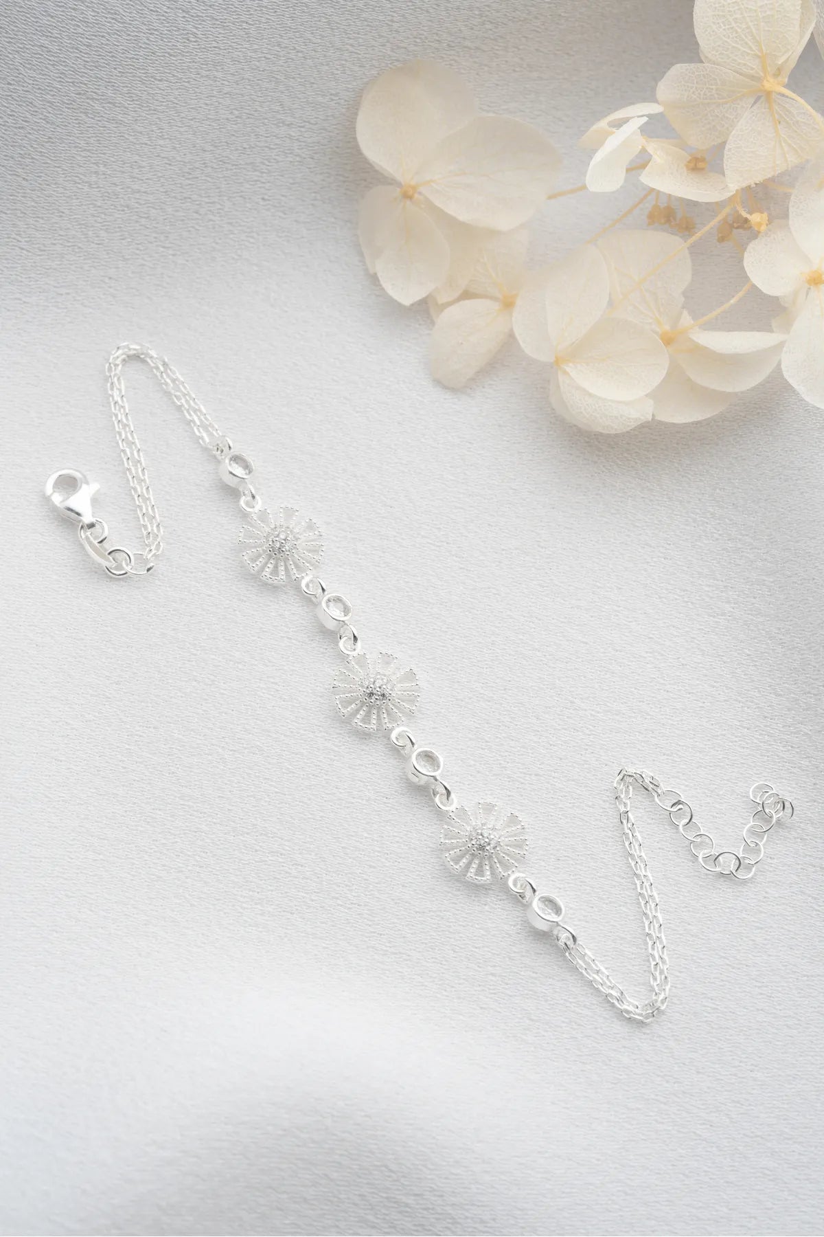 Bloom Bracelet - 925 Silver - par Lydian