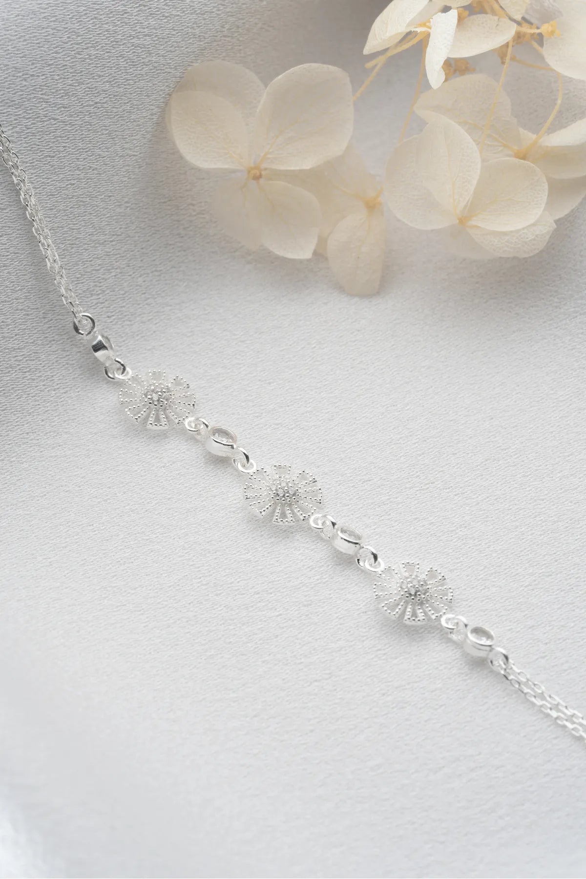 Bloom Bracelet - 925 Silver - par Lydian