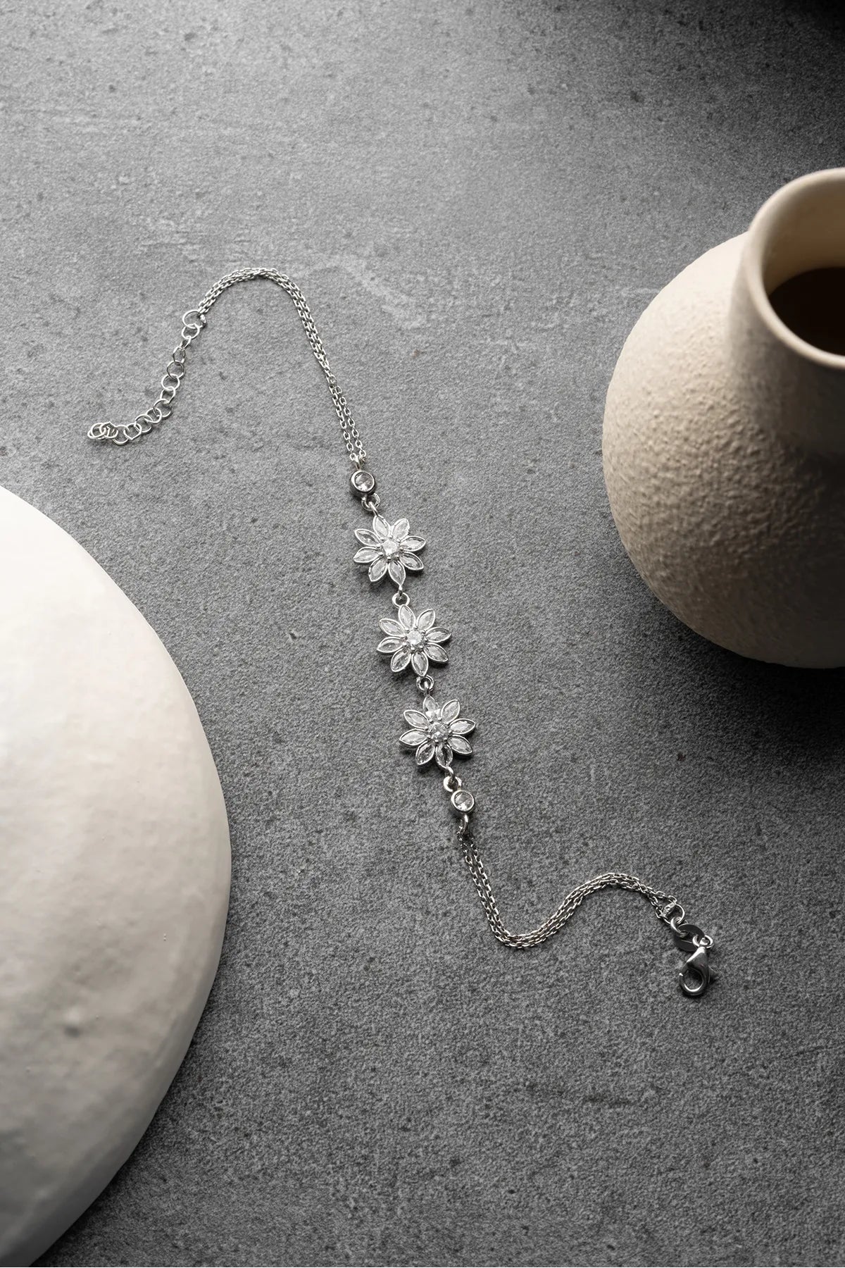 Bracelet Lotus Glow - 925 Silver - Bylydian