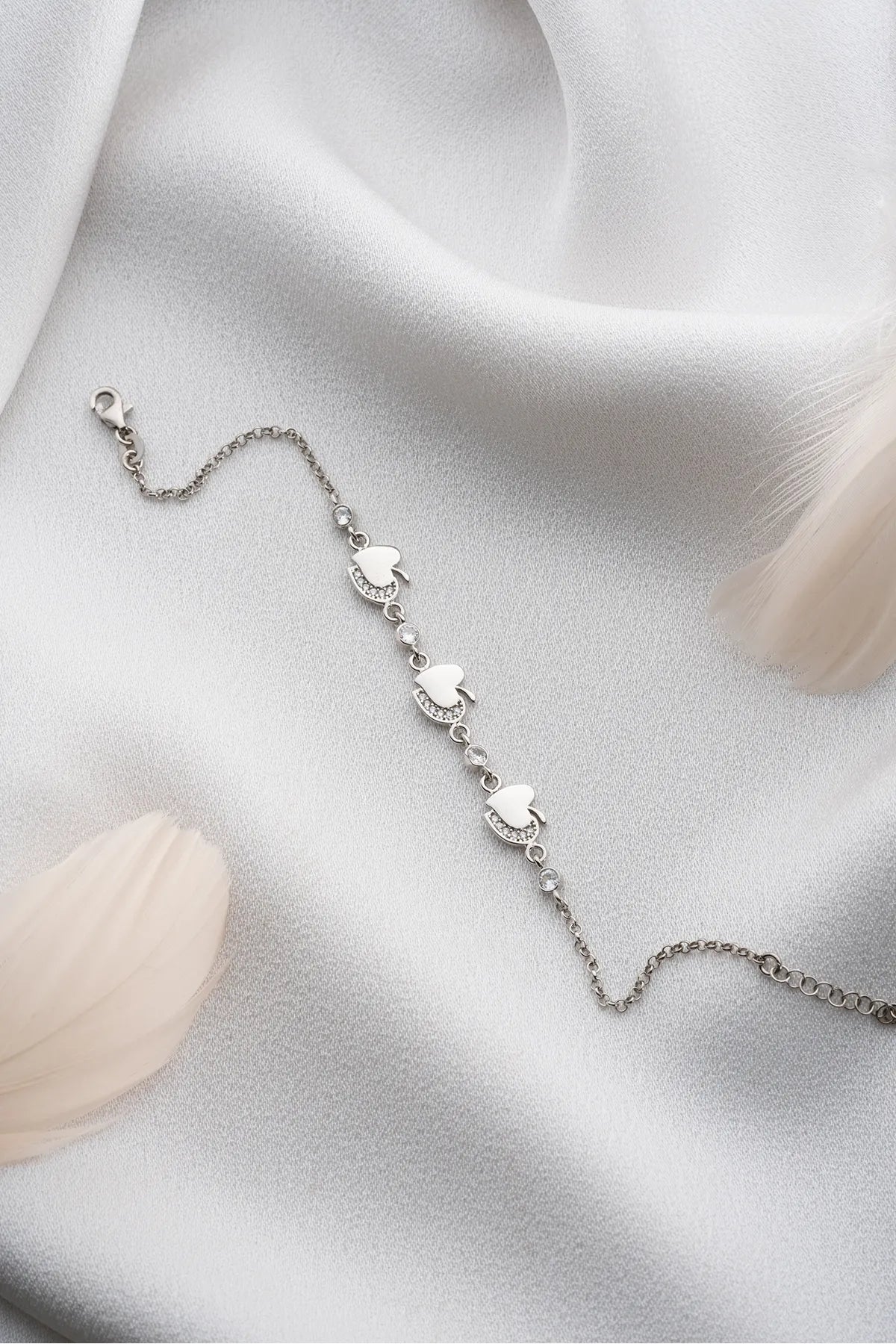 Bracelet de pomme en chérie - 925 Silveryylydian