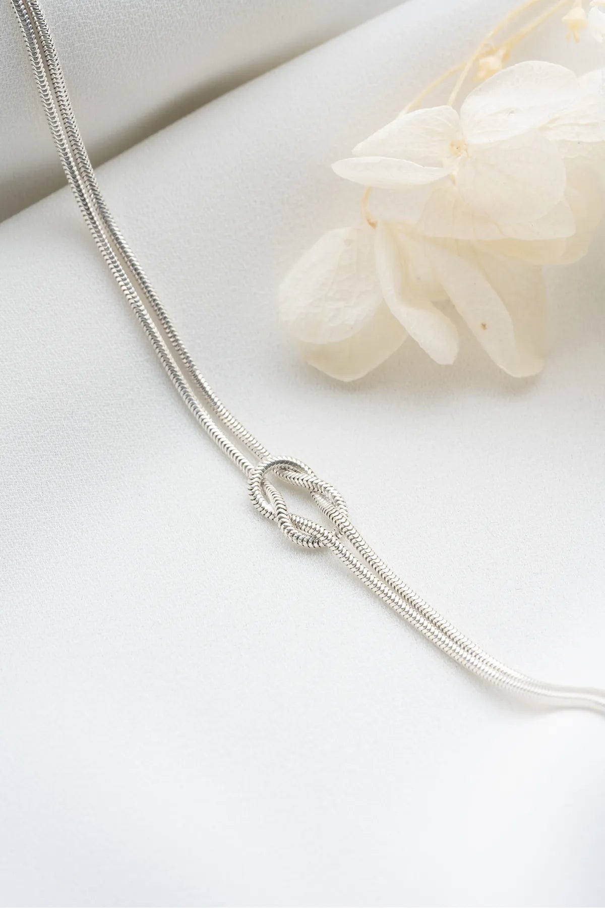 Bracelet de nœud d'amour - 925 argent