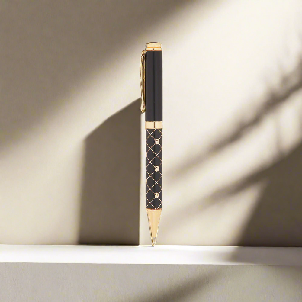 Ensemble de stylos personnalisés - Ensemble d'écriture avec boîte en bois gravée BLP2115