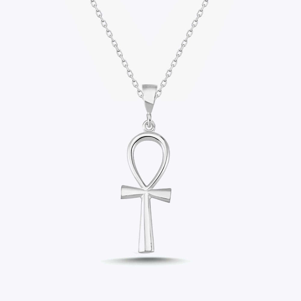 Pendentif symbole Ankh avec chaîne
