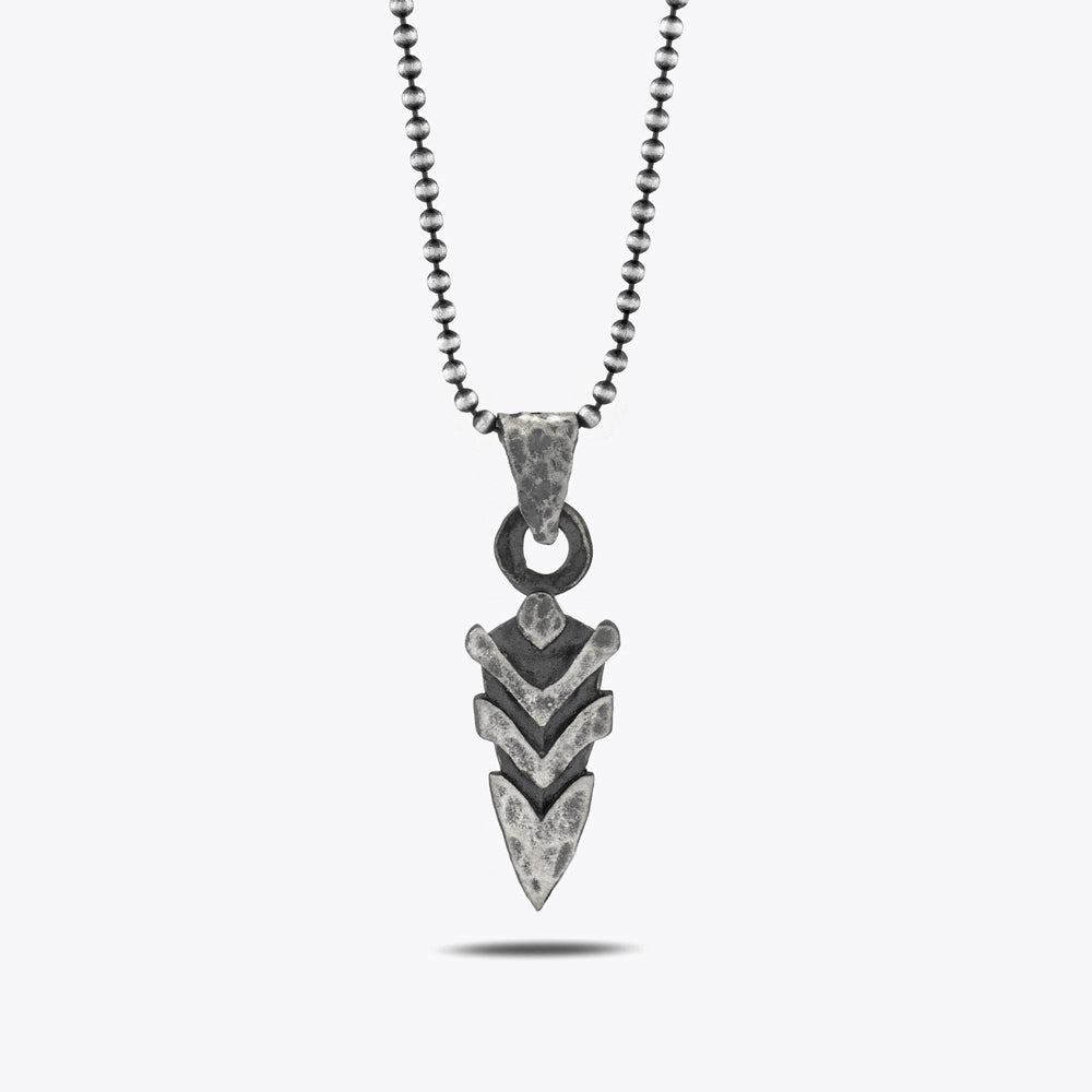 Collier pour homme avec pendentif chaîne Viking Arrow Collier pour homme