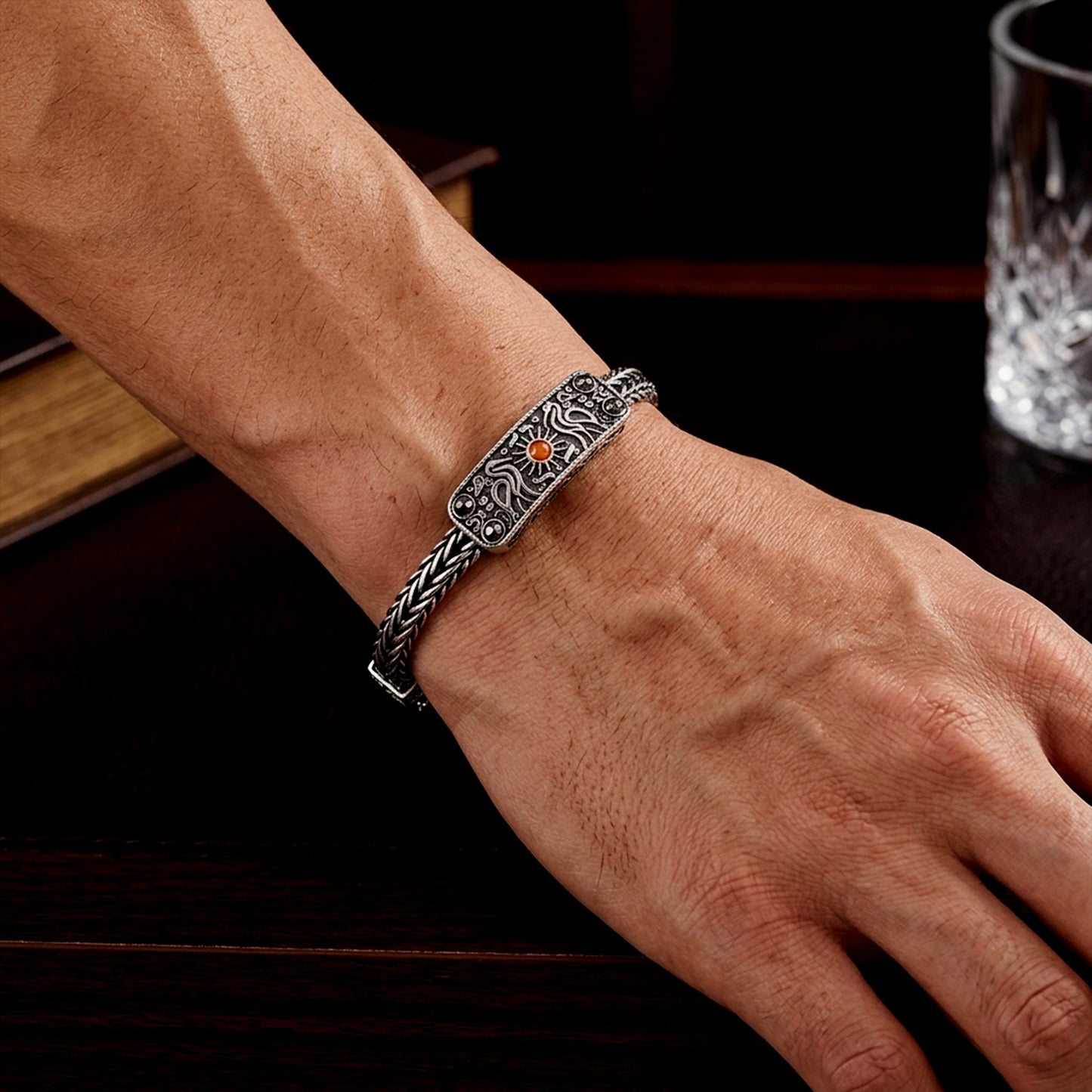 Solaris Herenarmband | 925 Zilver