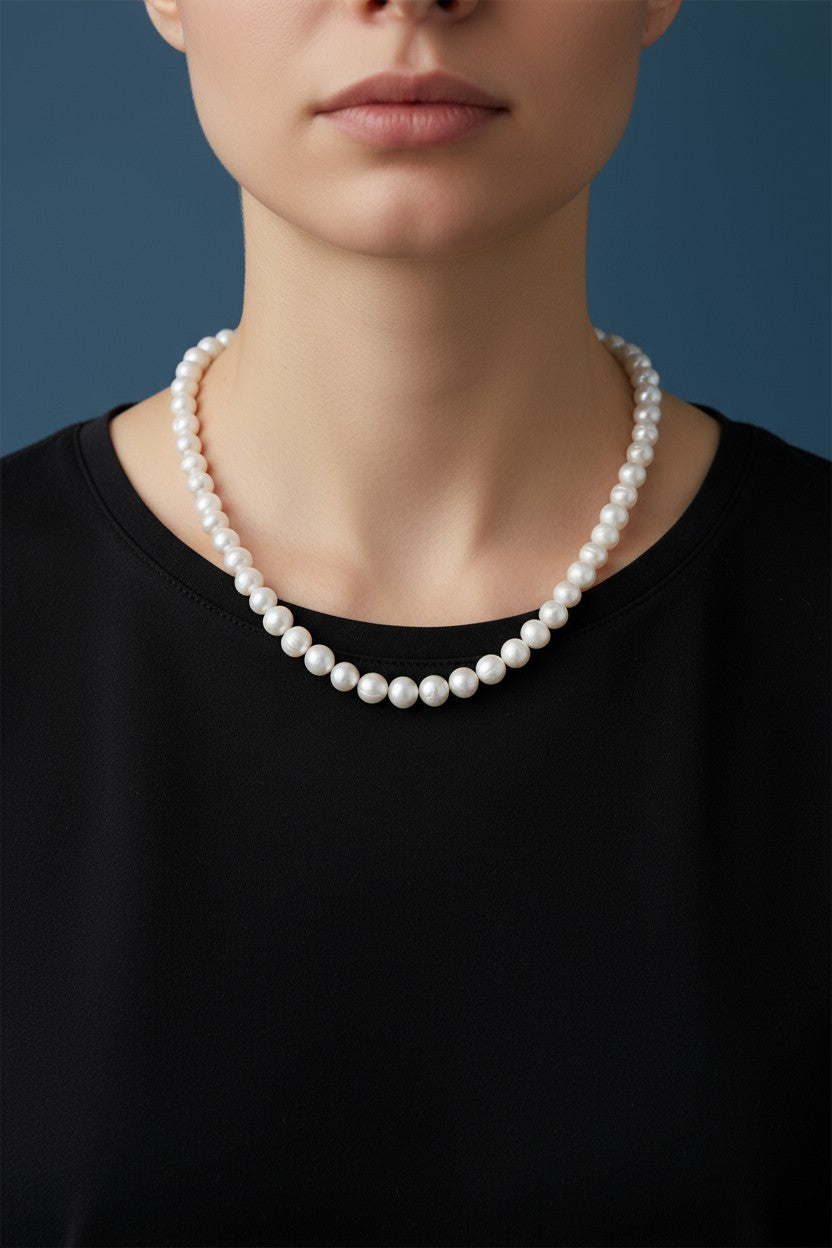 parel Halsketting – 50 cm