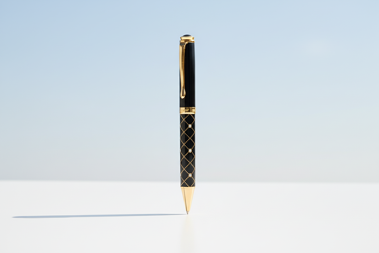 Ensemble de stylos personnalisés - Ensemble d'écriture avec boîte en bois gravée BLP2115