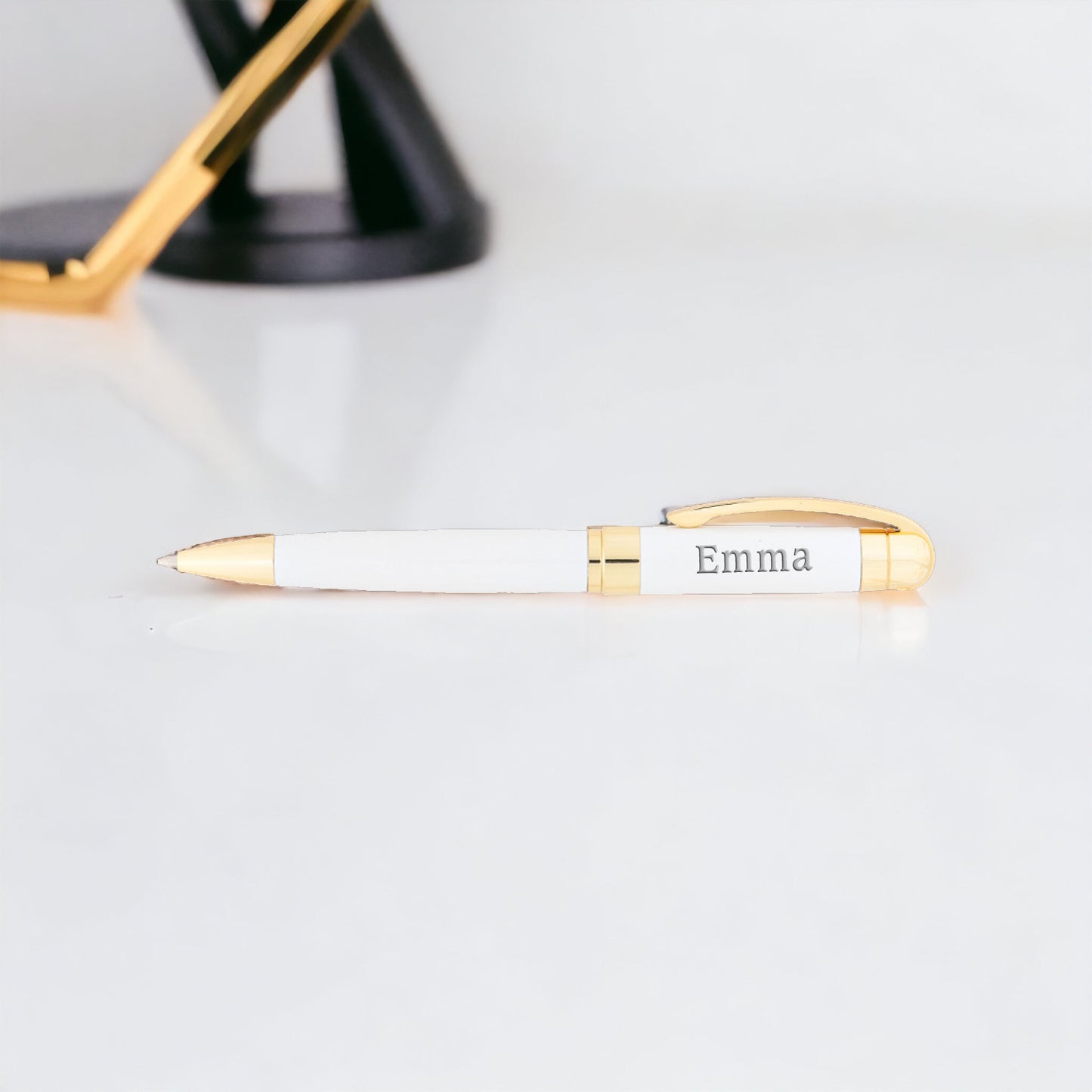 Stylo personnalisé - Set d'écriture avec coffret en bois gravé