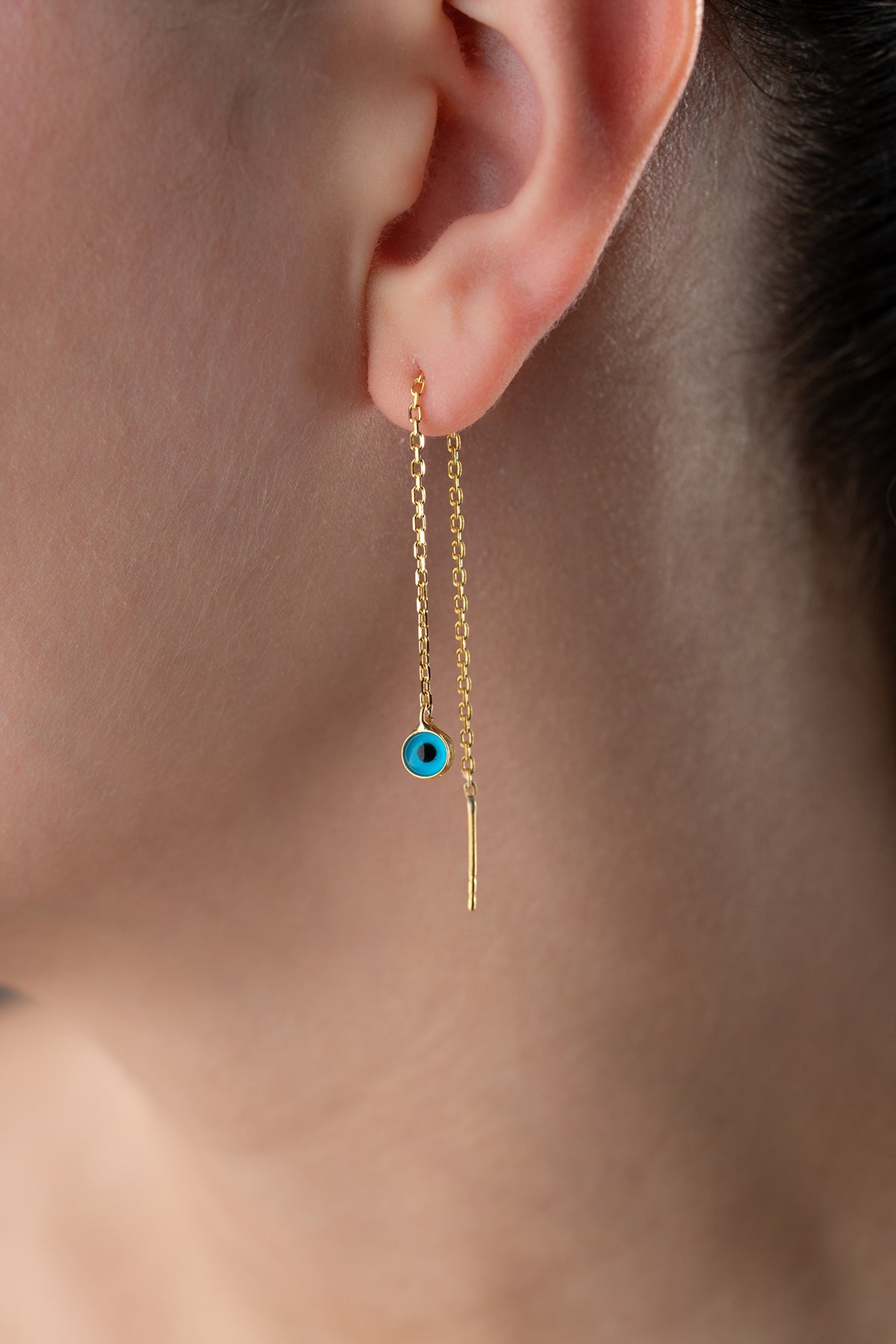 Boucles d'oreilles Aura Blue - 925 argent sterling
