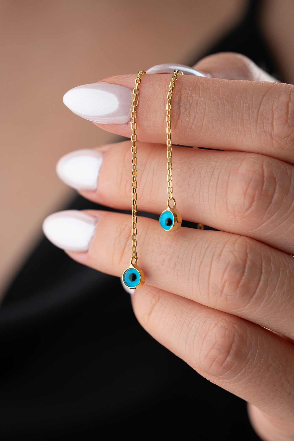 Boucles d'oreilles Aura Blue - 925 argent sterling