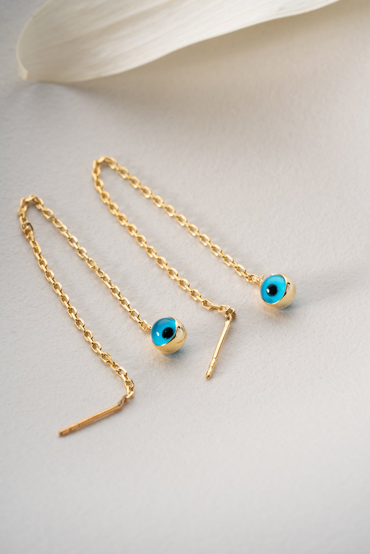 Boucles d'oreilles Aura Blue - 925 argent sterling