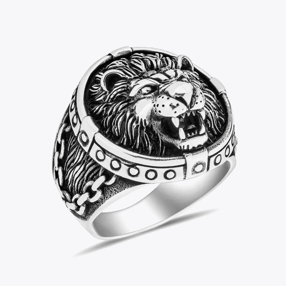 Bague Homme Lion - Argent Sterling 925 CLMR0218