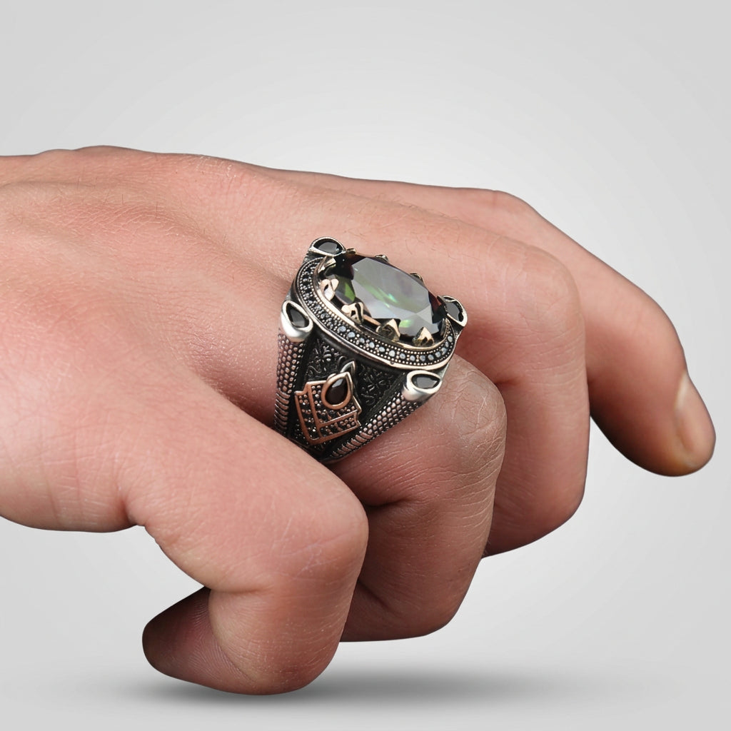 Bague Homme Mystic Topaze | Argent 925