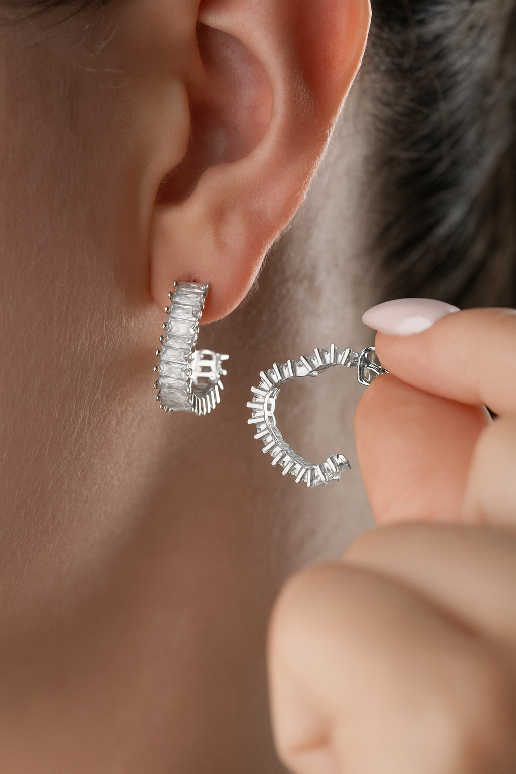 Zirkoon Creolen – 925 Zilver