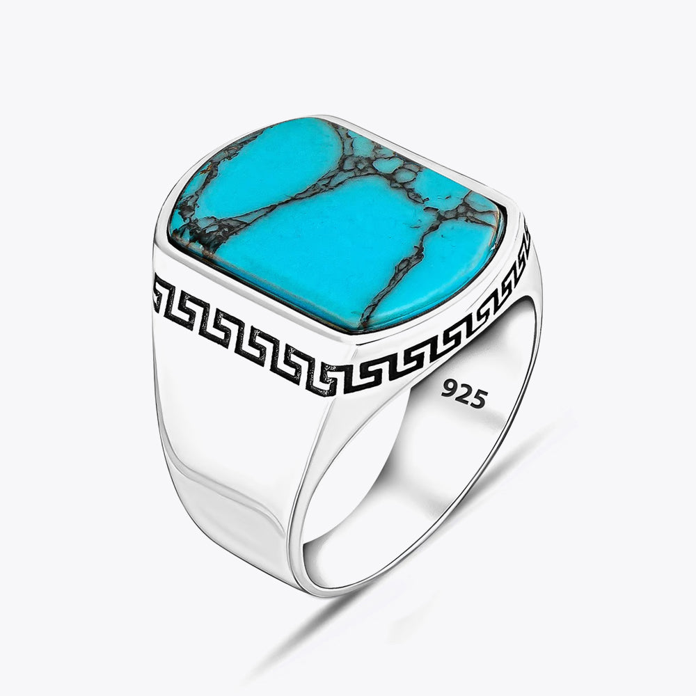 Chevalière Pierre Turquoise ORTBL159