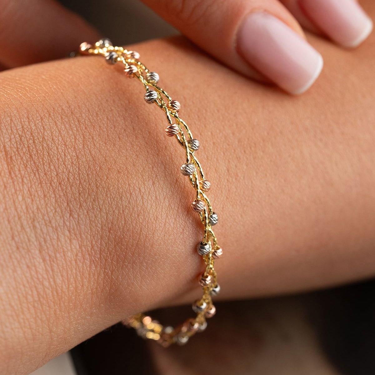 Dorika Armband Tricolor | 925 Zilver