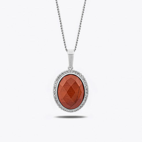Rode Jaspis Natuurstenen Ketting