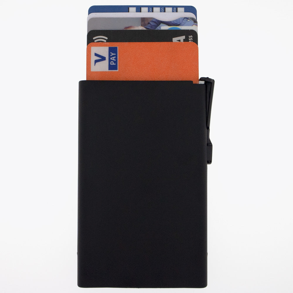 Porte-cartes RFID avec texte - Métal