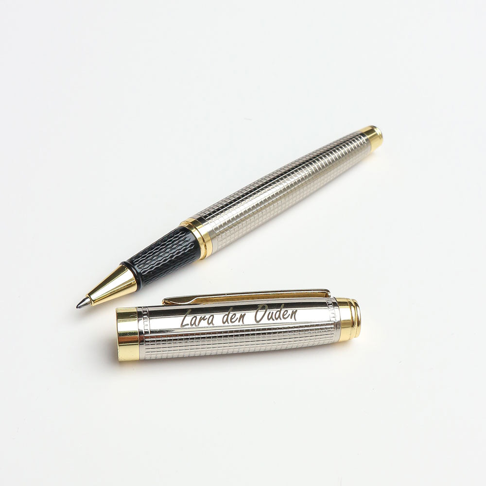 Stylo Roller Personnalisé - Avec Coffret Bois Gravé
