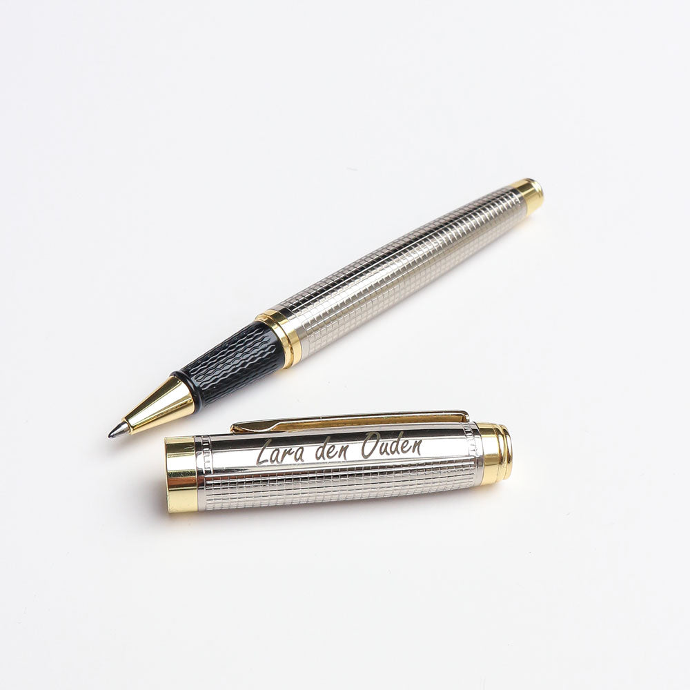 Stylo Roller Personnalisé - Avec Coffret Bois Gravé