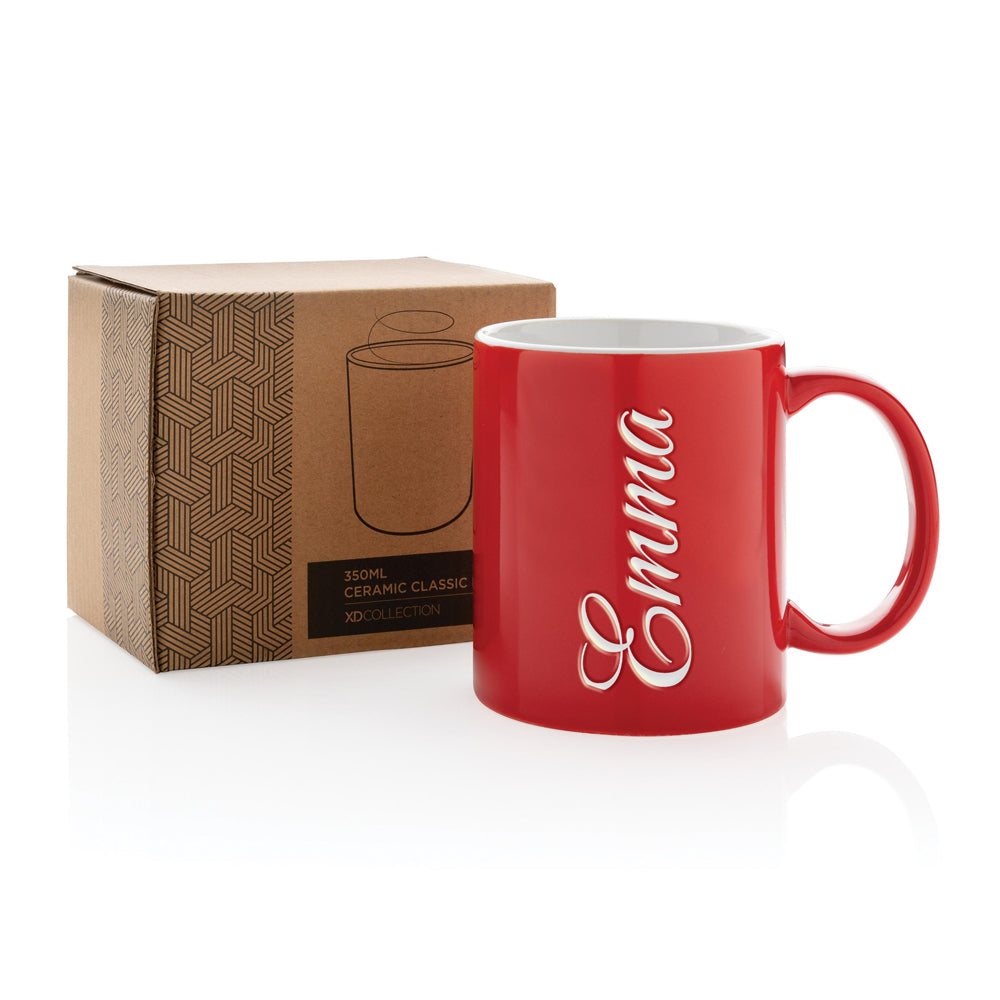 Mug classique en céramique avec texte 1