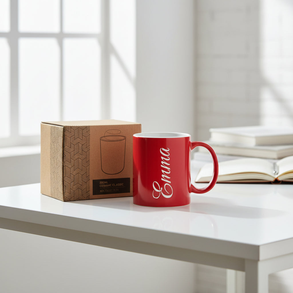 Mug classique en céramique avec texte 1