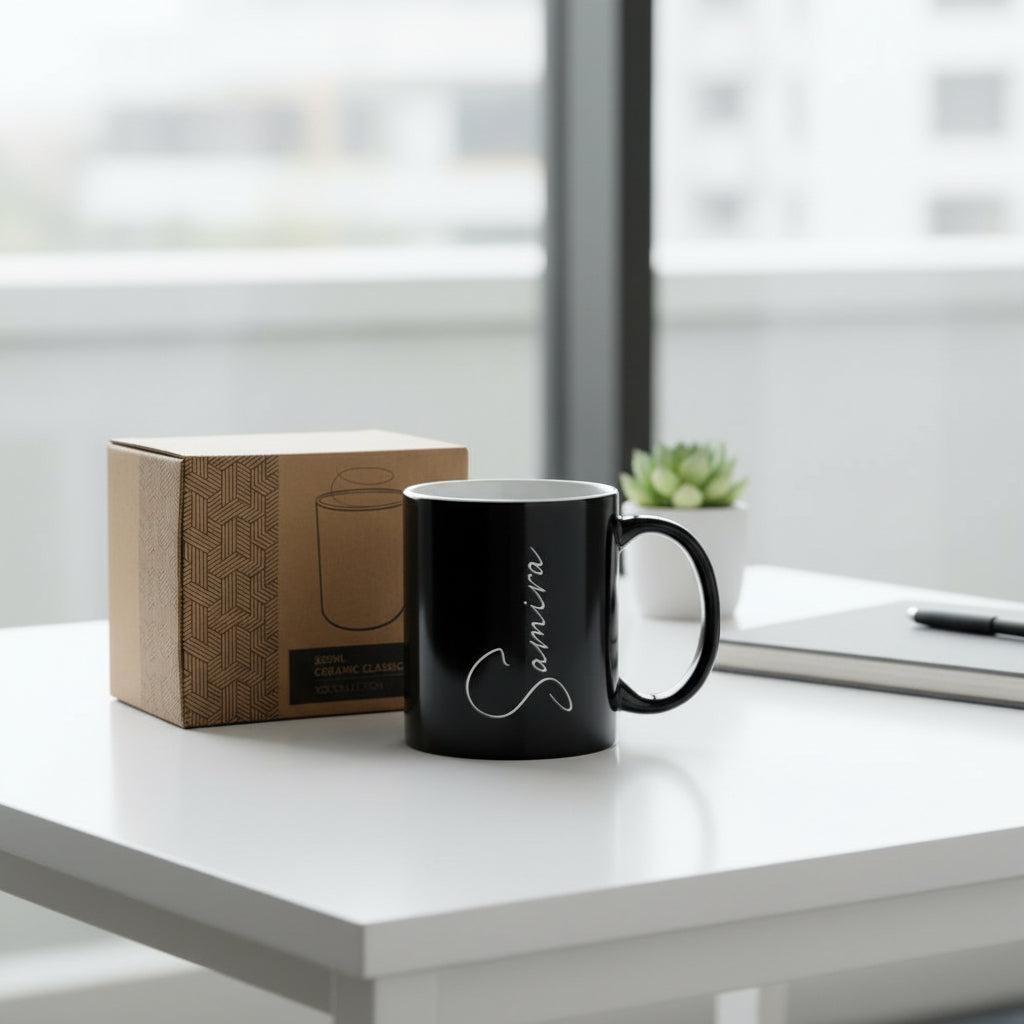 Mug classique en céramique avec texte 3