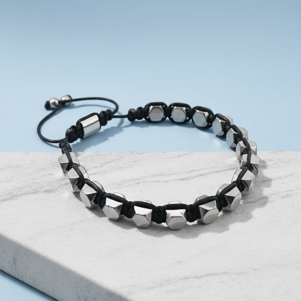by LYDIAN Bracelet Homme Hématite ARLB-20