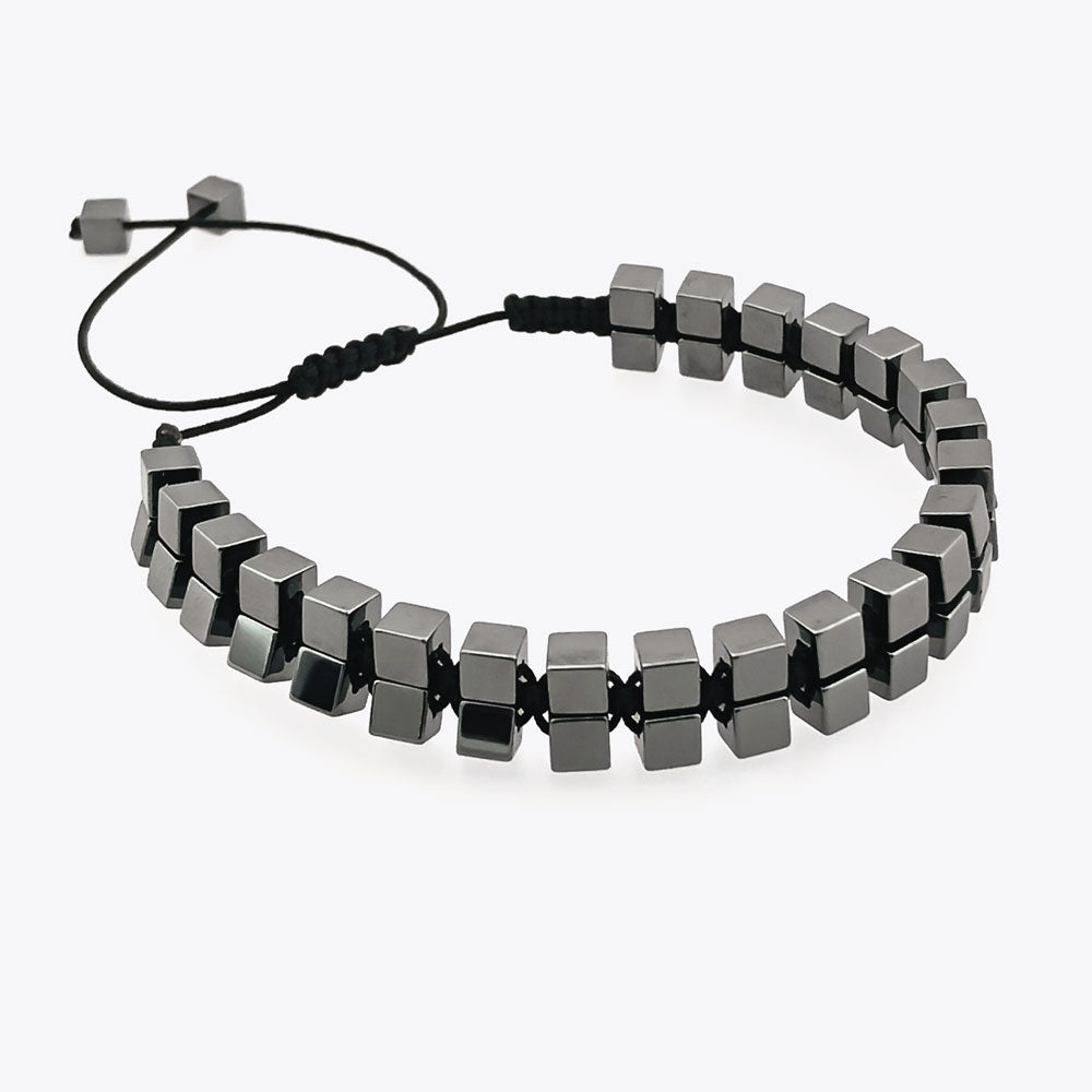 by LYDIAN Bracelet Homme Hématite ARLB-22