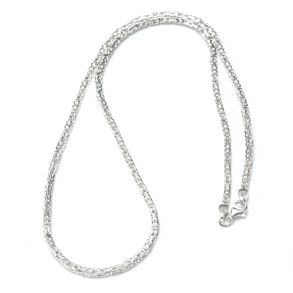 Chaine homme maillon roi argent (2.2mm) ARLNM015