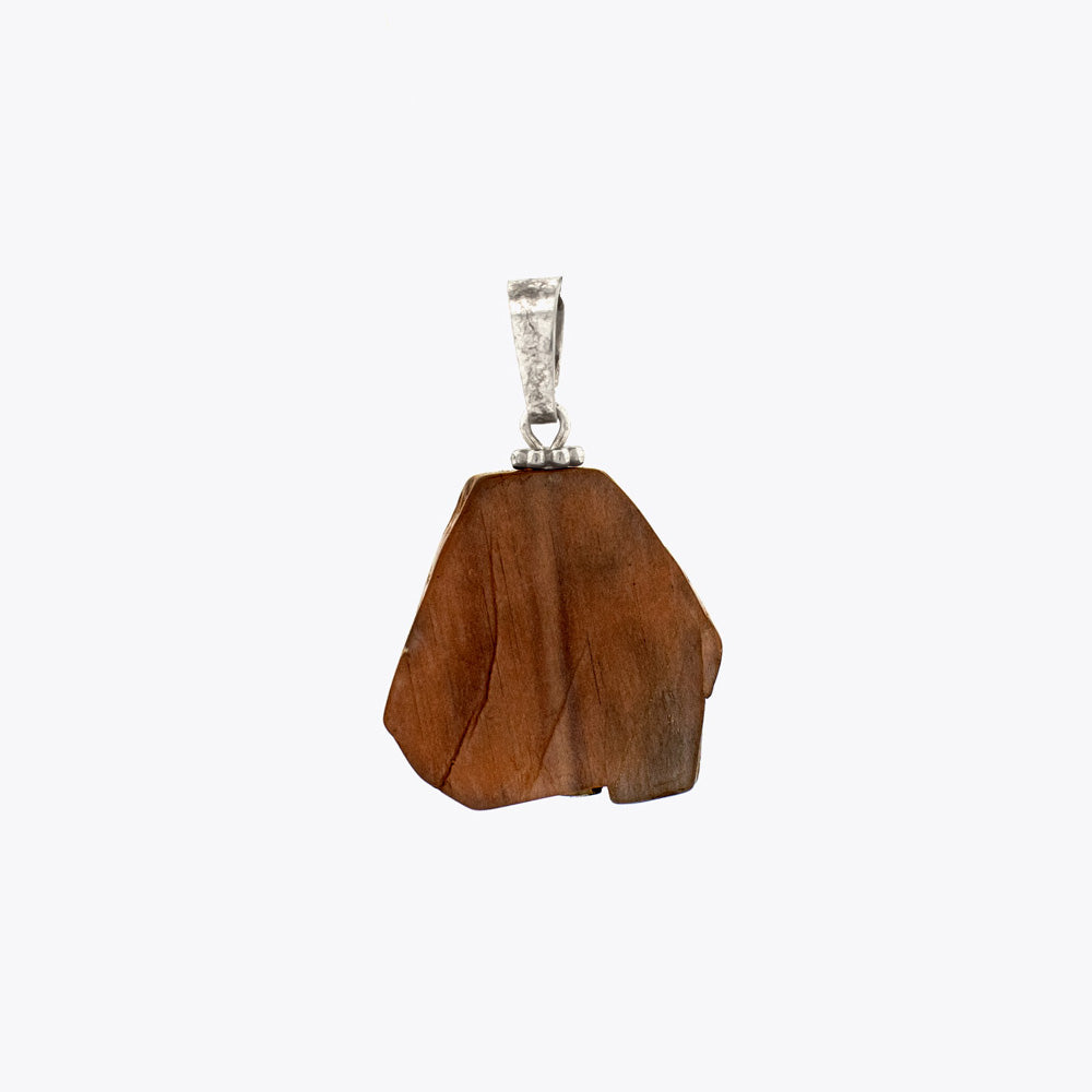 Pendentif pierre de lune avec chaîne