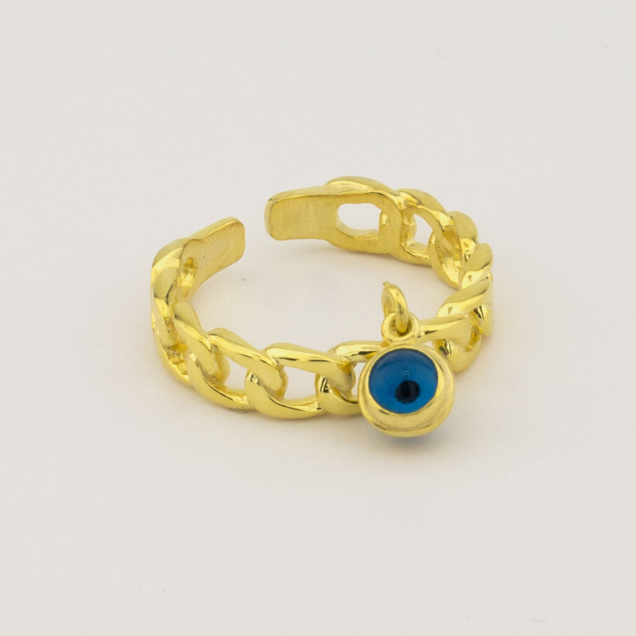Bague en argent mauvais œil BLAR003