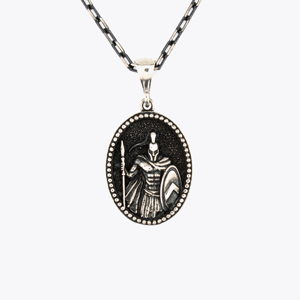Collier chevalier de guerre en argent BLAR0107