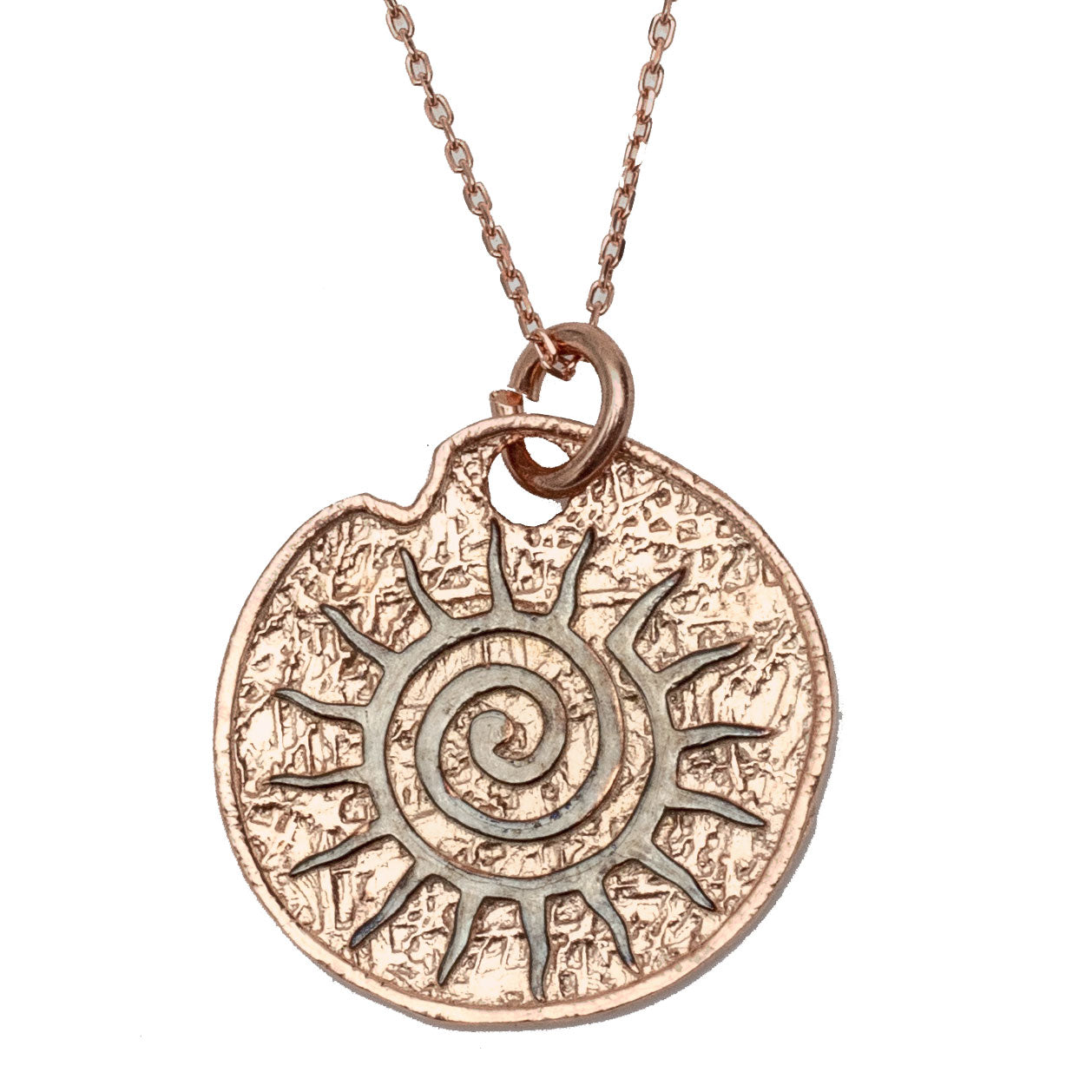 Collier en argent avec pendentif SUN BLAR053