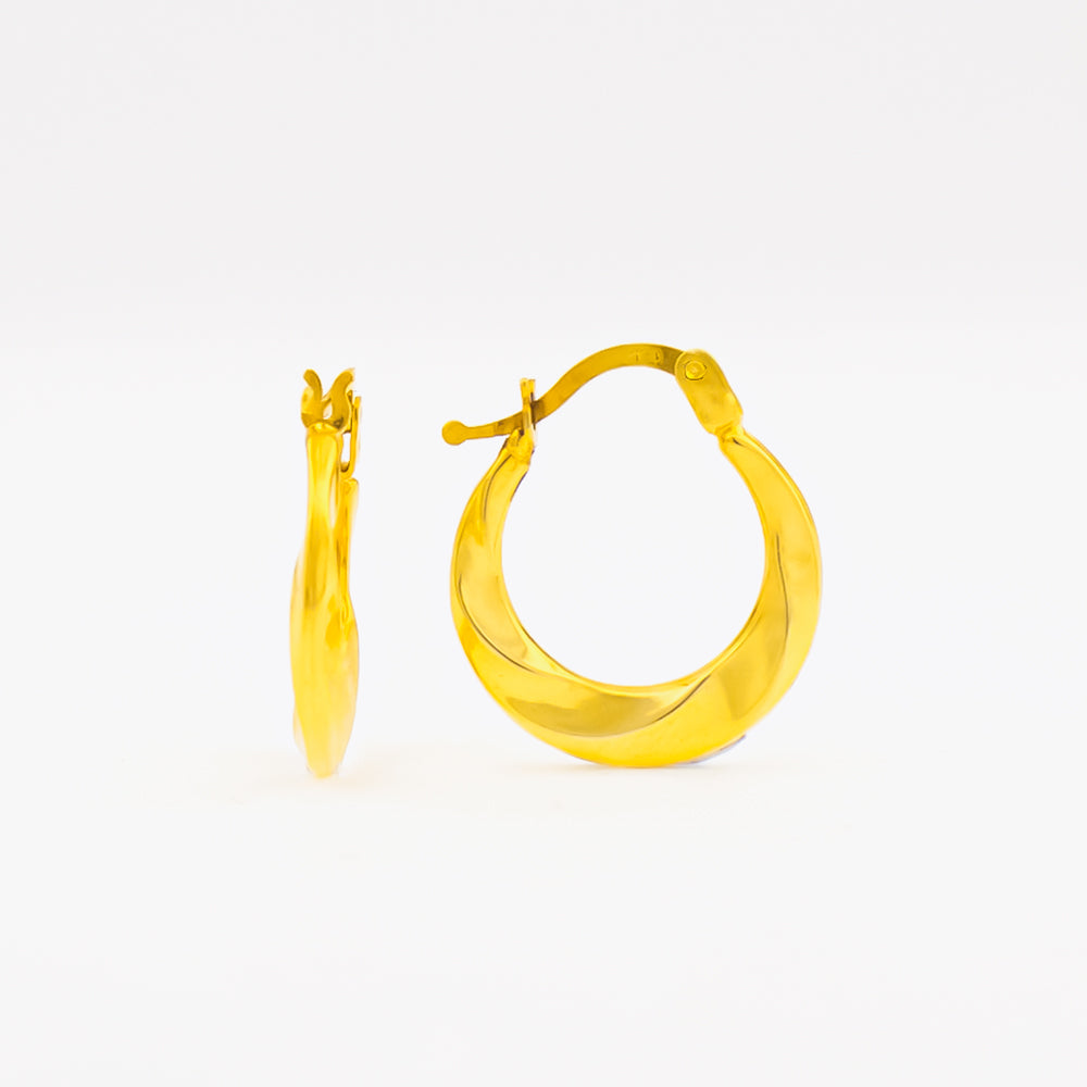 Boucles d'oreilles en argent 925 - 17 mm BLARW019