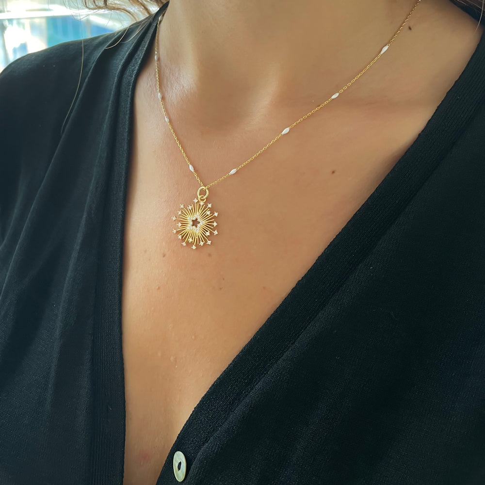 Collier en argent avec pendentif étoile
