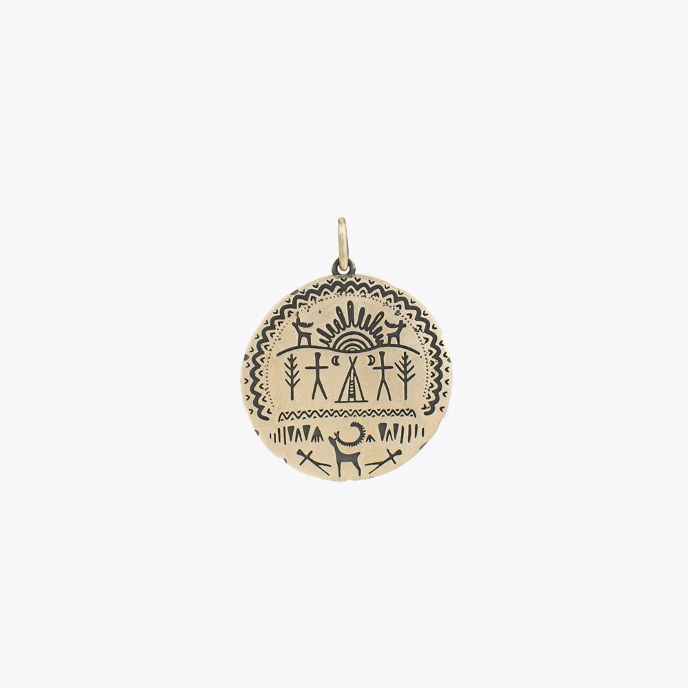 Collier en argent avec pendentif BLARY061