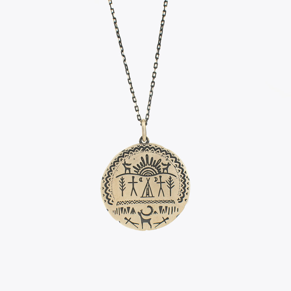 Collier en argent avec pendentif BLARY061