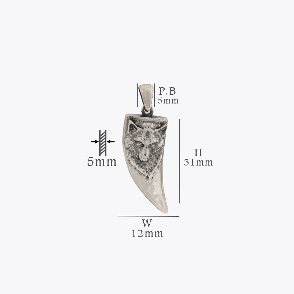 Collier en argent avec pendentif BLARY068