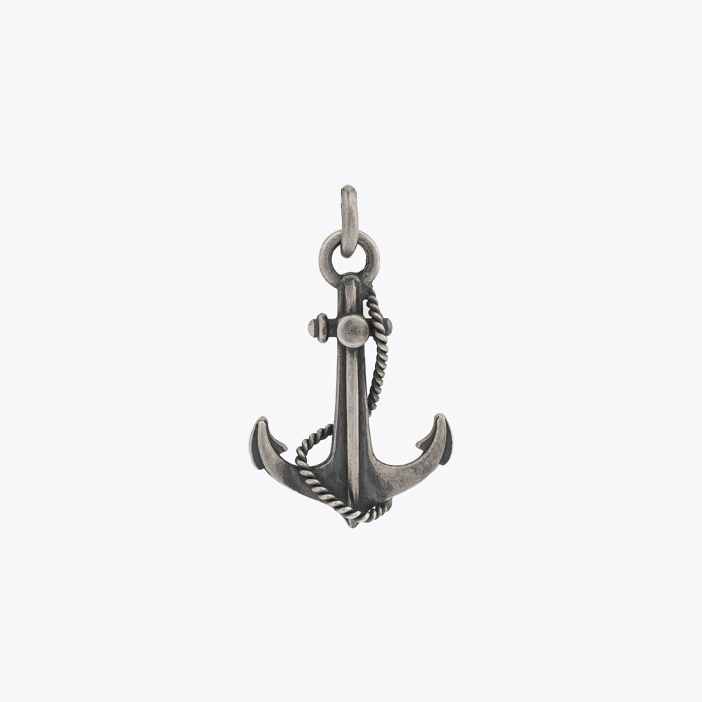 Collier en argent avec ancre BLARY071