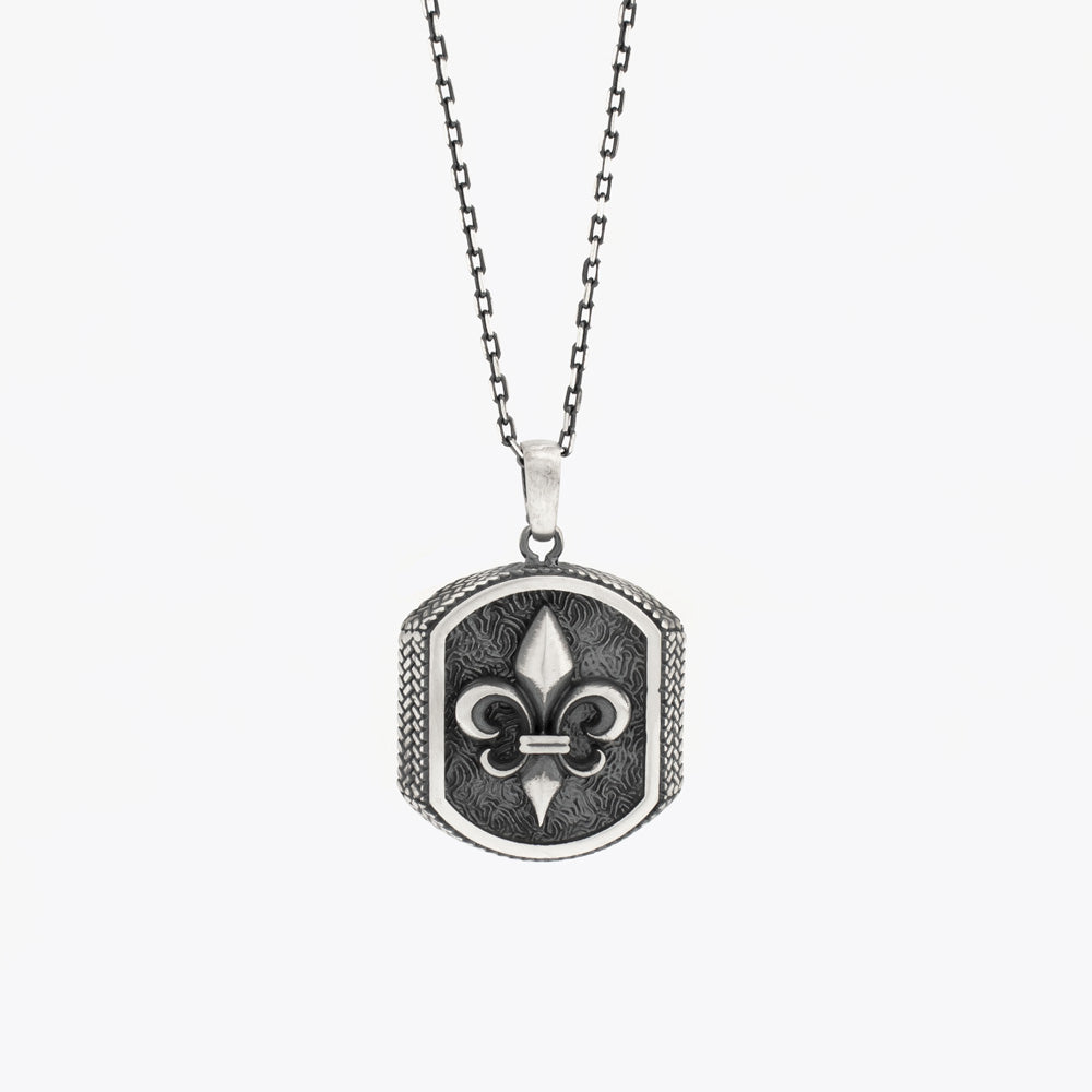 Collier en argent avec pendentif BLARY075