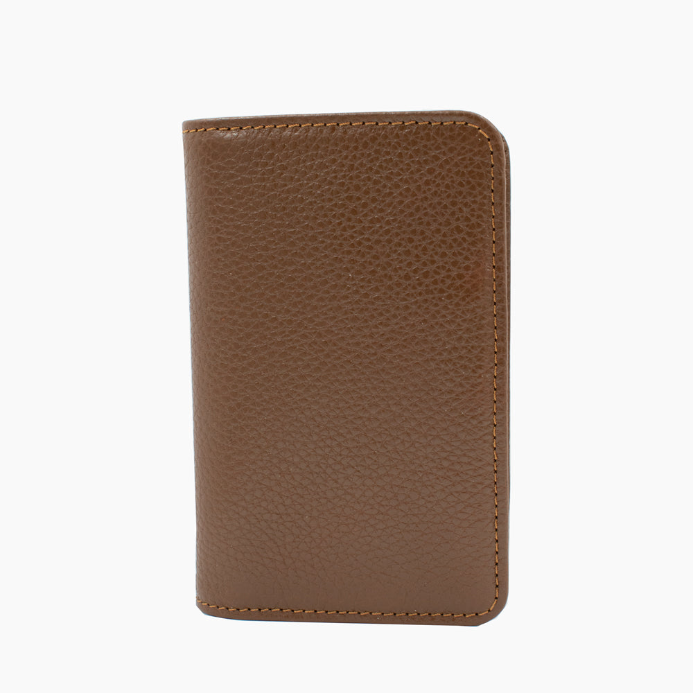 Porte-cartes en cuir marron 3304T