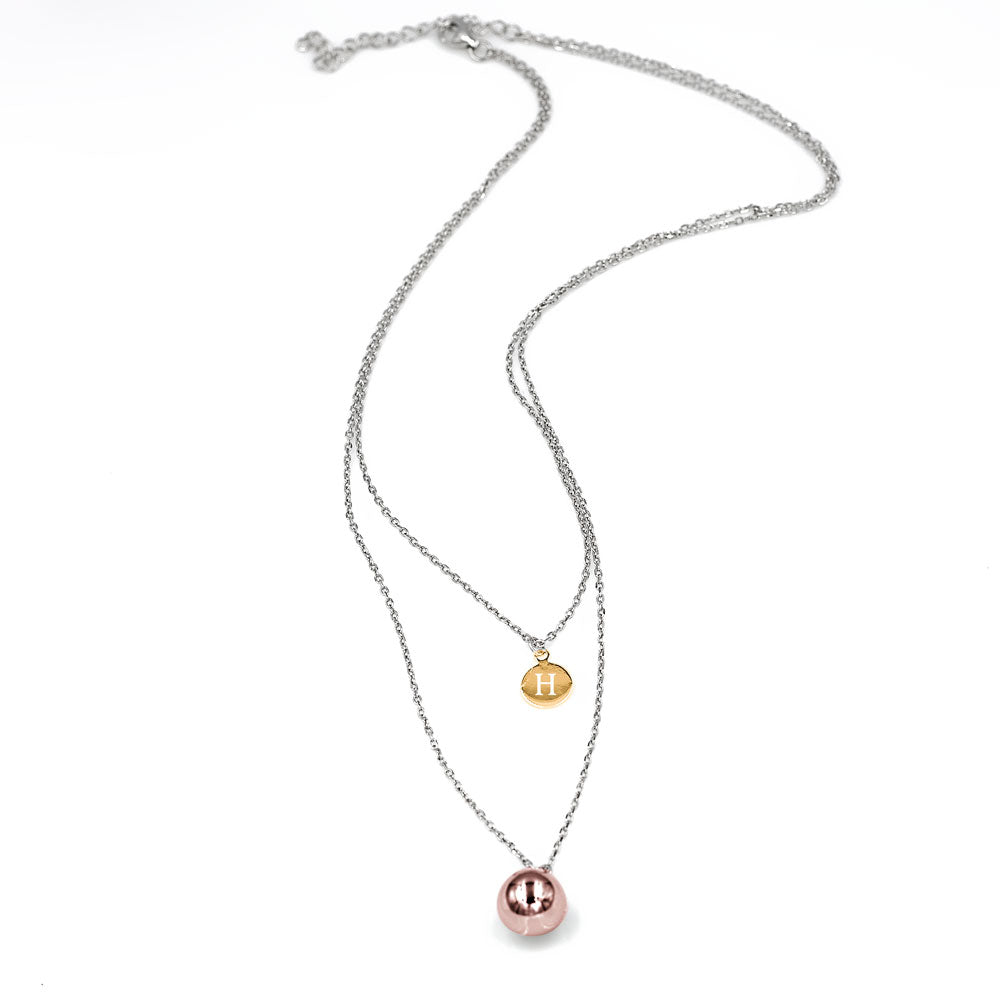 par LYDIAN Collier en argent sterling 925 BLDS045