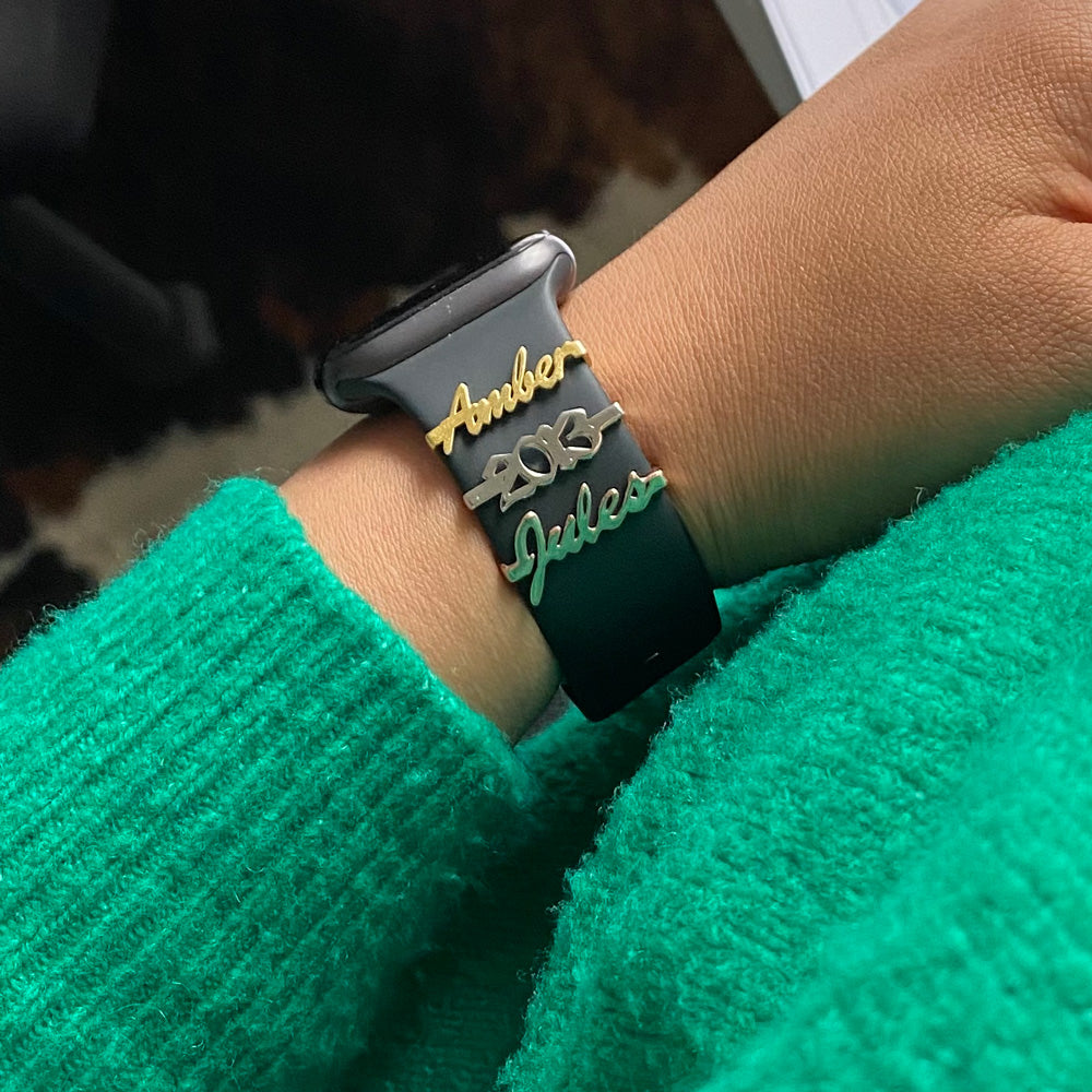 Bande de nom ou de date pour Apple Watch
